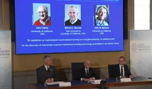 El Nobel de Física premia a tres descubridores del efecto túnel cuántico