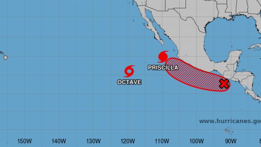 Huracán Priscilla se fortalece frente a México y amenaza con fuertes lluvias en Baja California Sur Huracán Priscilla se fortalece frente a México y amenaza con fuertes lluvias en Baja California Sur