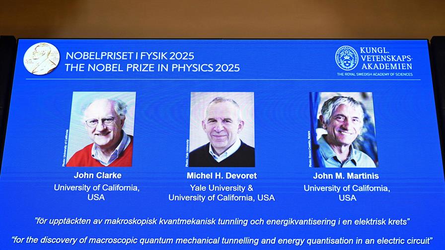 El Nobel de Física premia a descubridores del efecto túnel cuántico El Nobel de Física premia a descubridores del efecto túnel cuántico