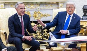 Trump y primer ministro de Canadá sostienen reunión amigable, pero sin acuerdos