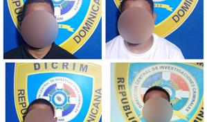 Policía apresa a cuatro hombres implicados en el homicidio de un joven en San Pedro de Macorís