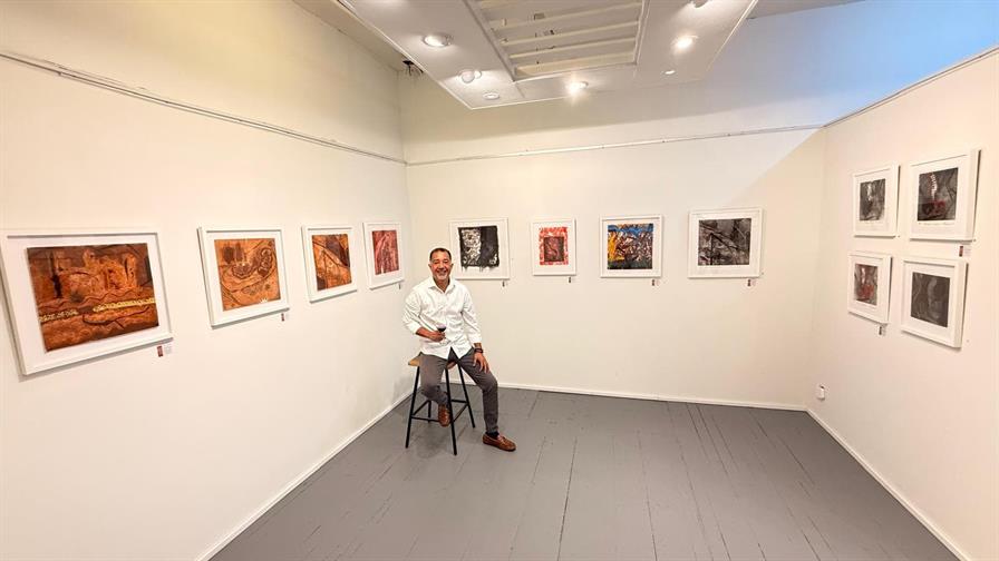 "Huella Territorial", de Rubén Carrasco, cautiva al público en Amicus Art Gallery de Nueva York