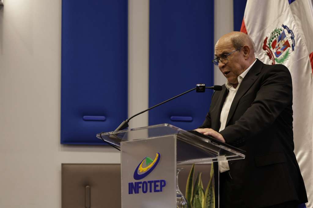 El director de Infotep, Rafael Santos Badía.
