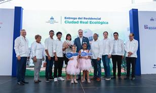Abinader entrega 488 apartamentos en el residencial Ciudad Real Ecológica de la Ciudad Juan Bosch