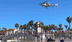 Helicóptero se estrella en playa de California y deja cinco heridos