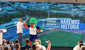 Presentan a Colí, la mascota oficial de los Juegos Centroamericanos y del Caribe Santo Domingo 2026