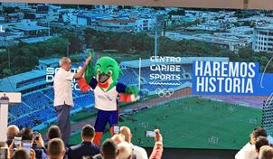 Presentan a Colí, la mascota oficial de los Juegos Centroamericanos y del Caribe Santo Domingo 2026