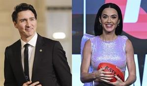 ¿Romance a la vista? Katy Perry y Justin Trudeau juntos en un yate acaramelados