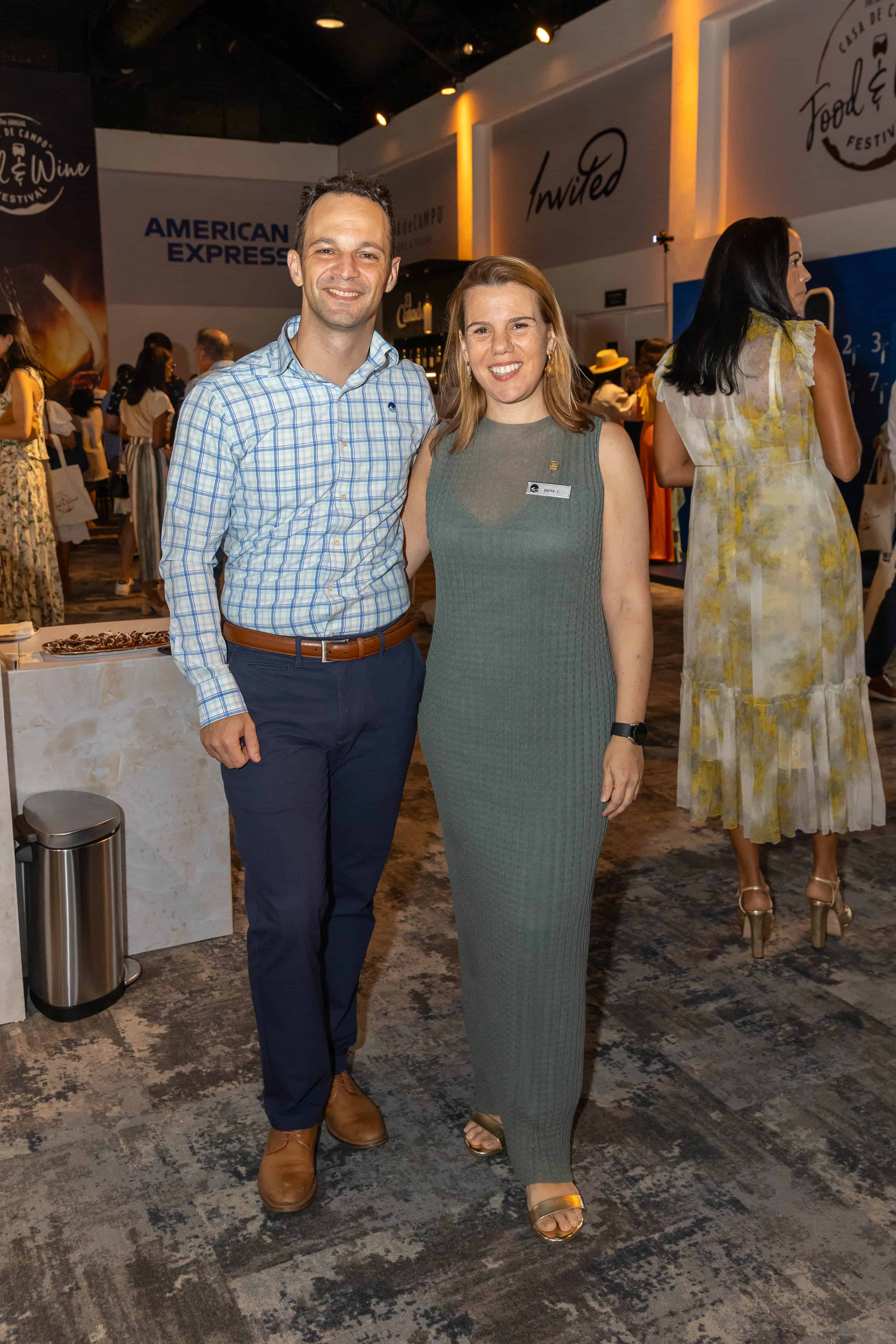 Charles Keusters e Irene Campaña.<br>