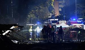 Tres carabineros italianos mueren en el derrumbe de una casa tras una explosión provocada