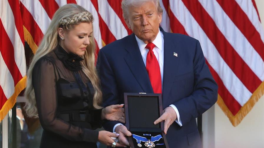 Trump entrega de forma póstuma la Medalla Presidencial de la Libertad a Charlie Kirk