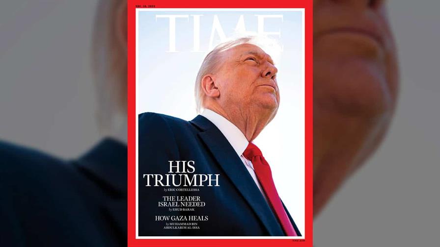 Trump se queja de su foto en la portada de la revista Time: Me han borrado el pelo Trump se queja de su foto en la portada de la revista Time: Me han borrado el pelo