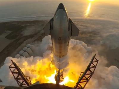 Un vuelo de prueba: SpaceX lanza su megacohete Starship