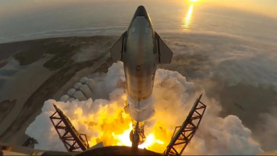 SpaceX lanza su megacohete Starship en exitoso vuelo de prueba SpaceX lanza su megacohete Starship en exitoso vuelo de prueba