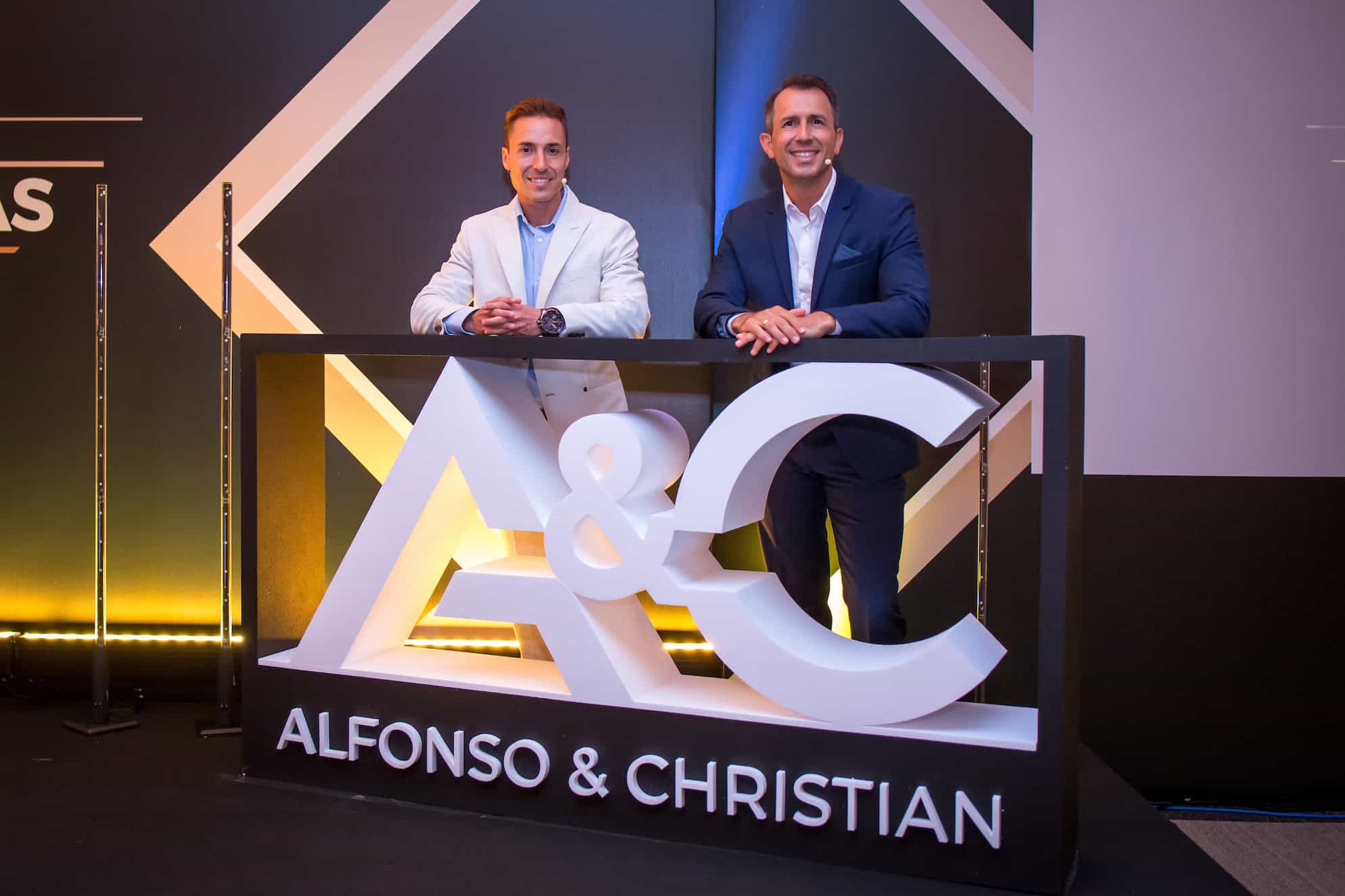 Alfonso Bastida y Christian Helmut.