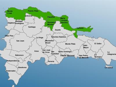 Clima en RD: Seis provincias en alerta por lluvias este miércoles