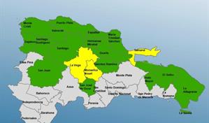 EL COE aumenta a 19 las provincias bajo alerta por lluvias de este jueves