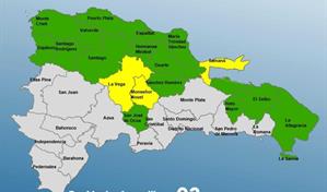 EL COE aumenta a 18 las provincias bajo alerta por las lluvias de este jueves