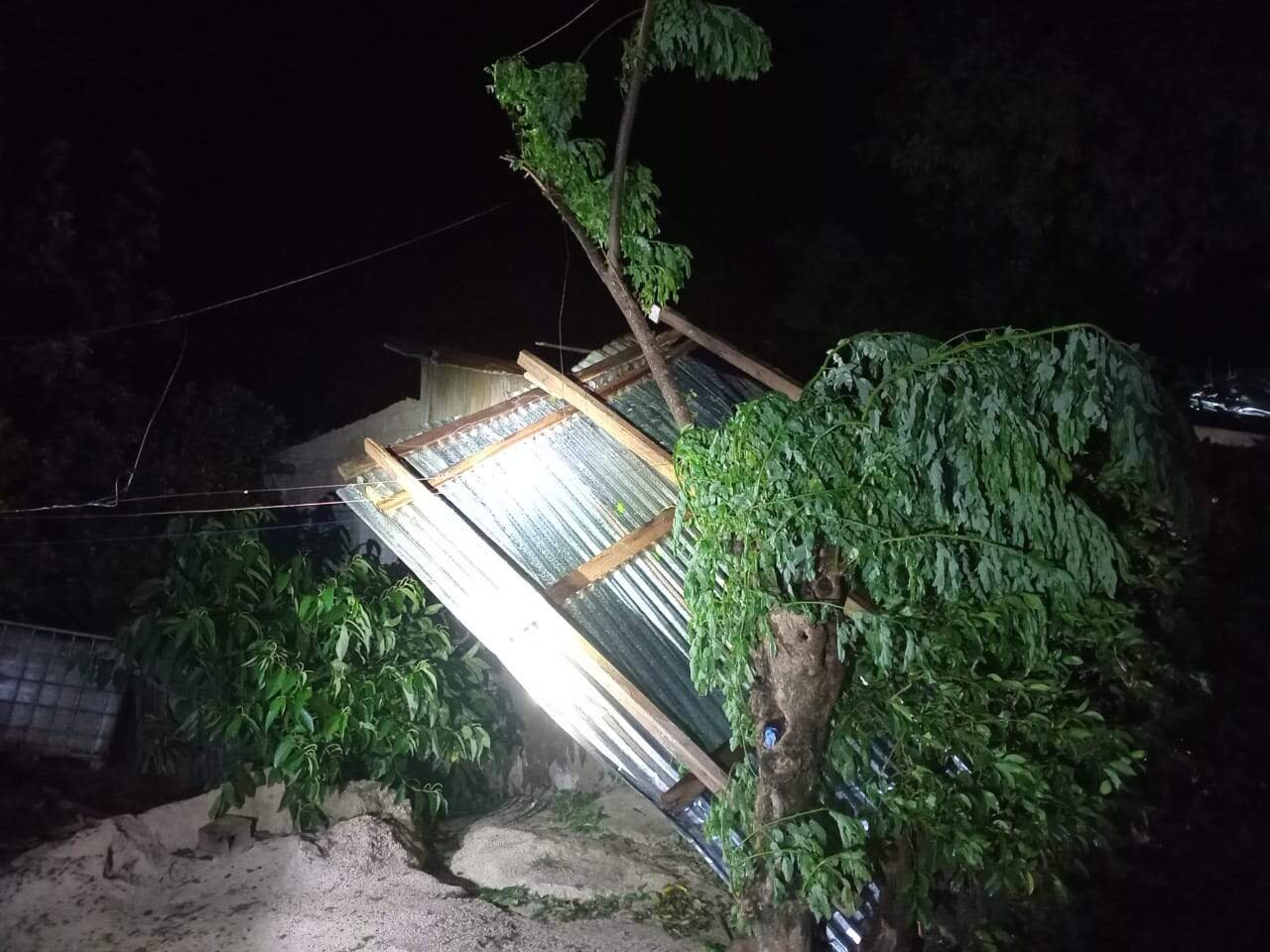 Ventarrón que afectó Miches provocó vientos de más de 40 km/h