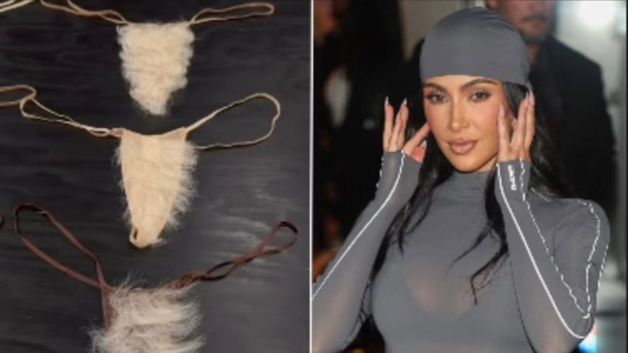 Kim Kardashian lanza una línea de tangas con vello púbico y se agota en menos de 24 horas Kim Kardashian lanza una línea de tangas con vello púbico y se agota en menos de 24 horas