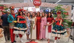 Hipermercados Olé recibe la Navidad