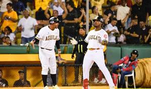 Alberto Rodríguez, decisivo en el triunfo de las Águilas sobre Gigantes