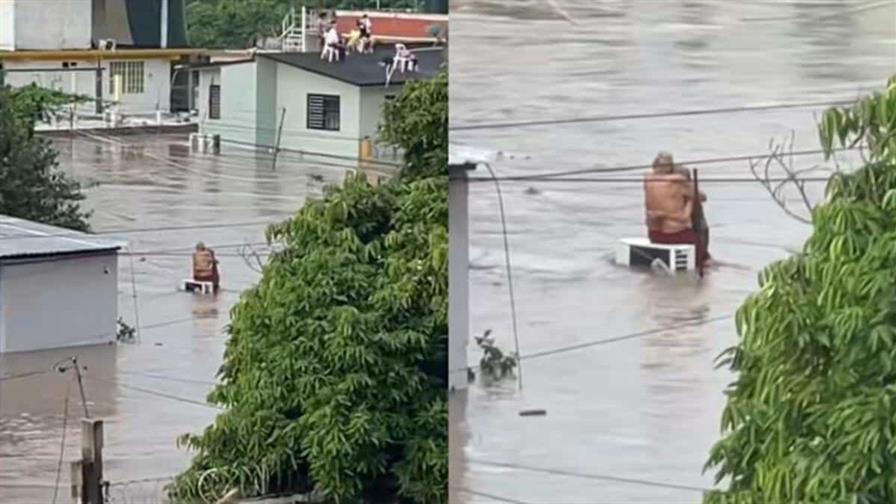 Los abuelitos que abrazados se salvaron en las inundaciones en México Los abuelitos que abrazados se salvaron en las inundaciones en México