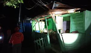 Residentes en Miches narran momentos de angustia durante fuerte ventarrón que azotó la zona