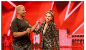 El momento viral de Pamela Sued con un concursante que la retó en Dominicana´s Got Talent