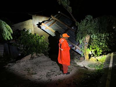 Ventarrón causa daños en Miches y deja más de 50 desplazados