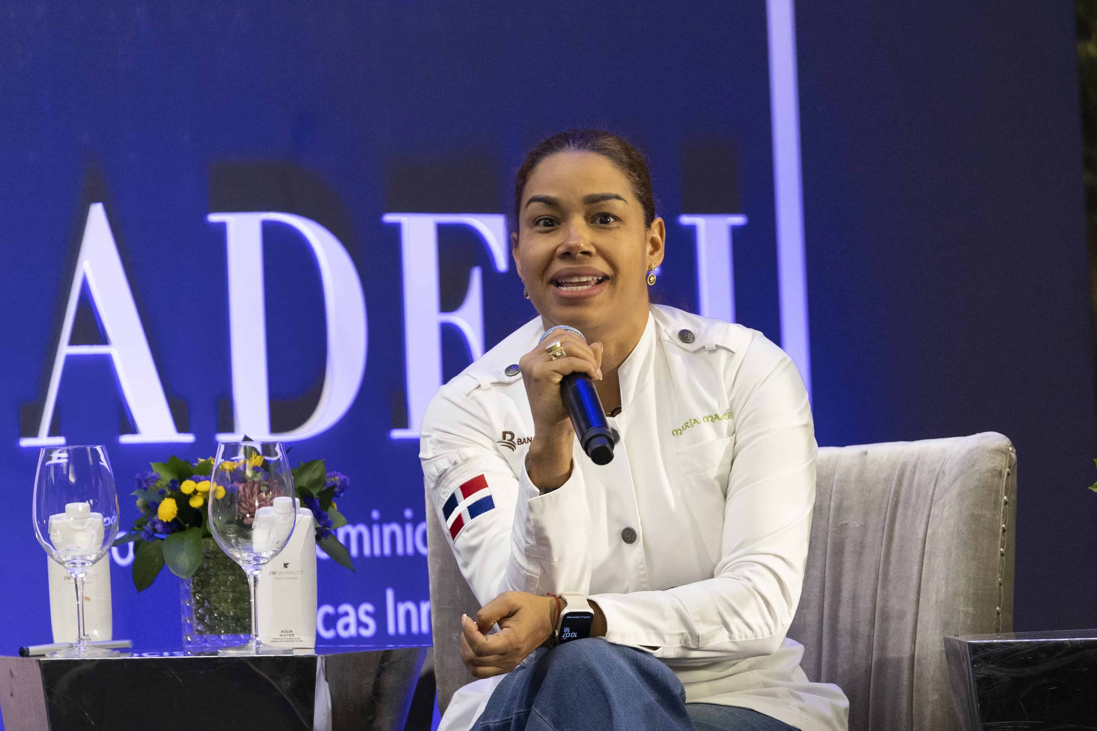 La chef María Marte.
