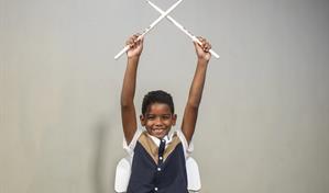 Aaron Veras, el niño baterista de 9 años que se robó el show en Dominicana’s Got Talent