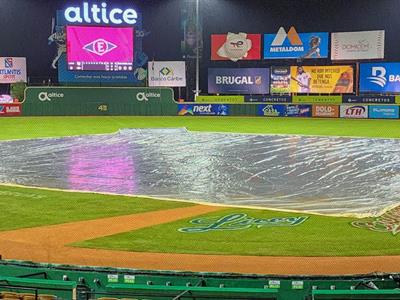 LIDOM: Suspenden por lluvia dos de los partidos del jueves