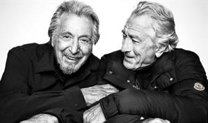 Robert De Niro y Al Pacino celebran cinco décadas de amistad en la nueva campaña de Moncler