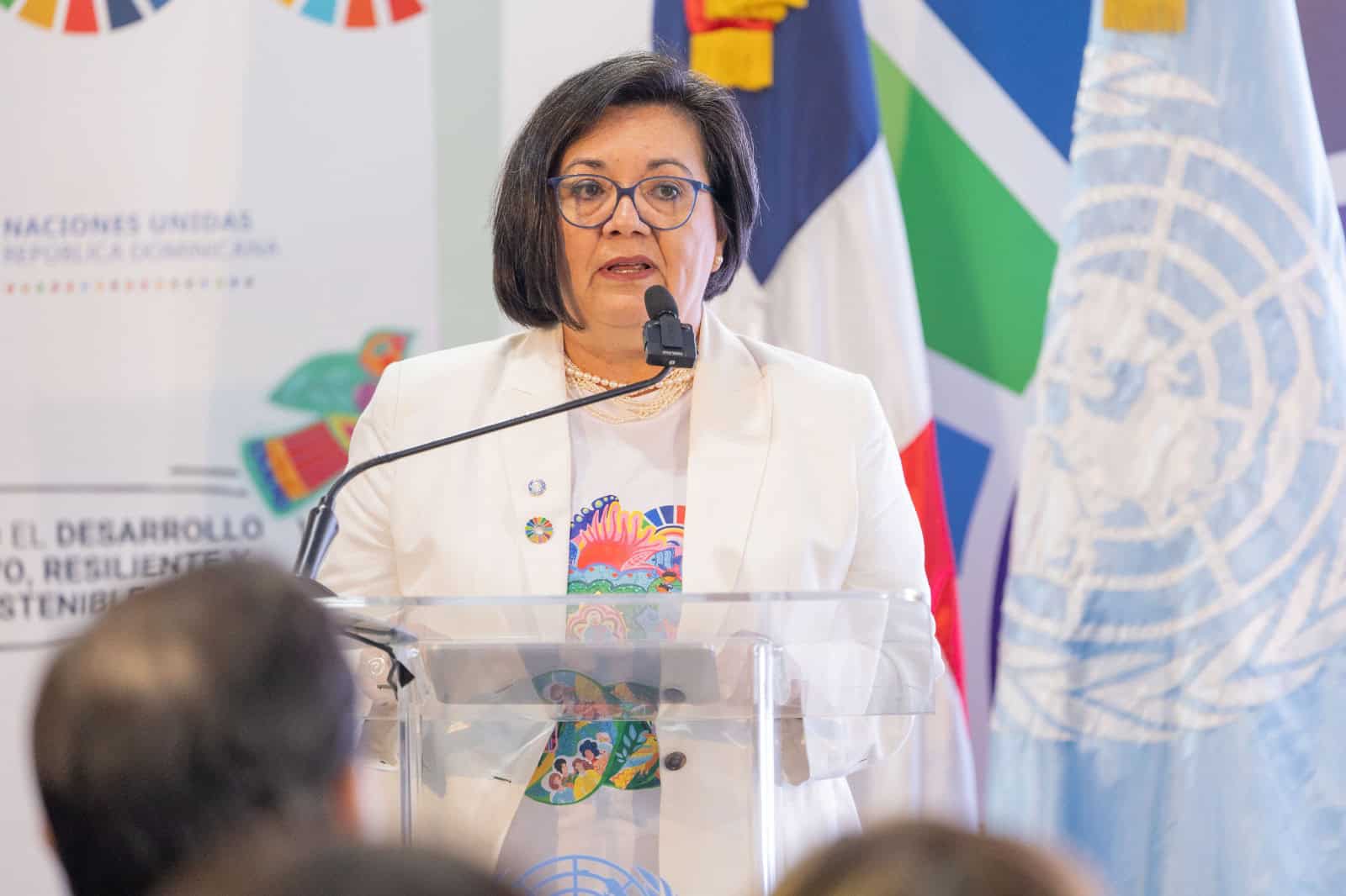 Julia del Carmen Sánchez, coordinadora residente del Sistema de las Naciones Unidas.