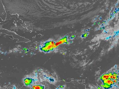 Clima en RD: Este sábado continuarán lluvias con tormentas eléctricas