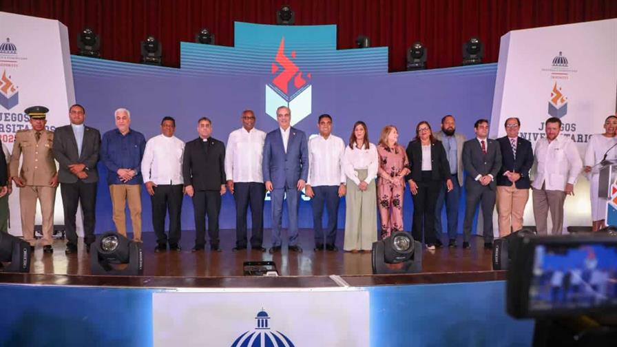 Presidente Abinader y ministro Kelvin Cruz dejan inaugurados los Juegos Universitarios 2025 Presidente Abinader y ministro Kelvin Cruz dejan inaugurados los Juegos Universitarios 2025