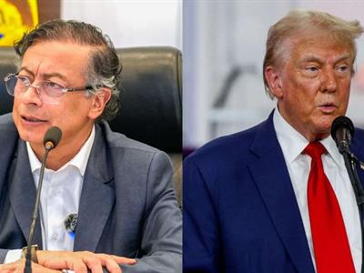 Trump acusa a Petro de narcotráfico