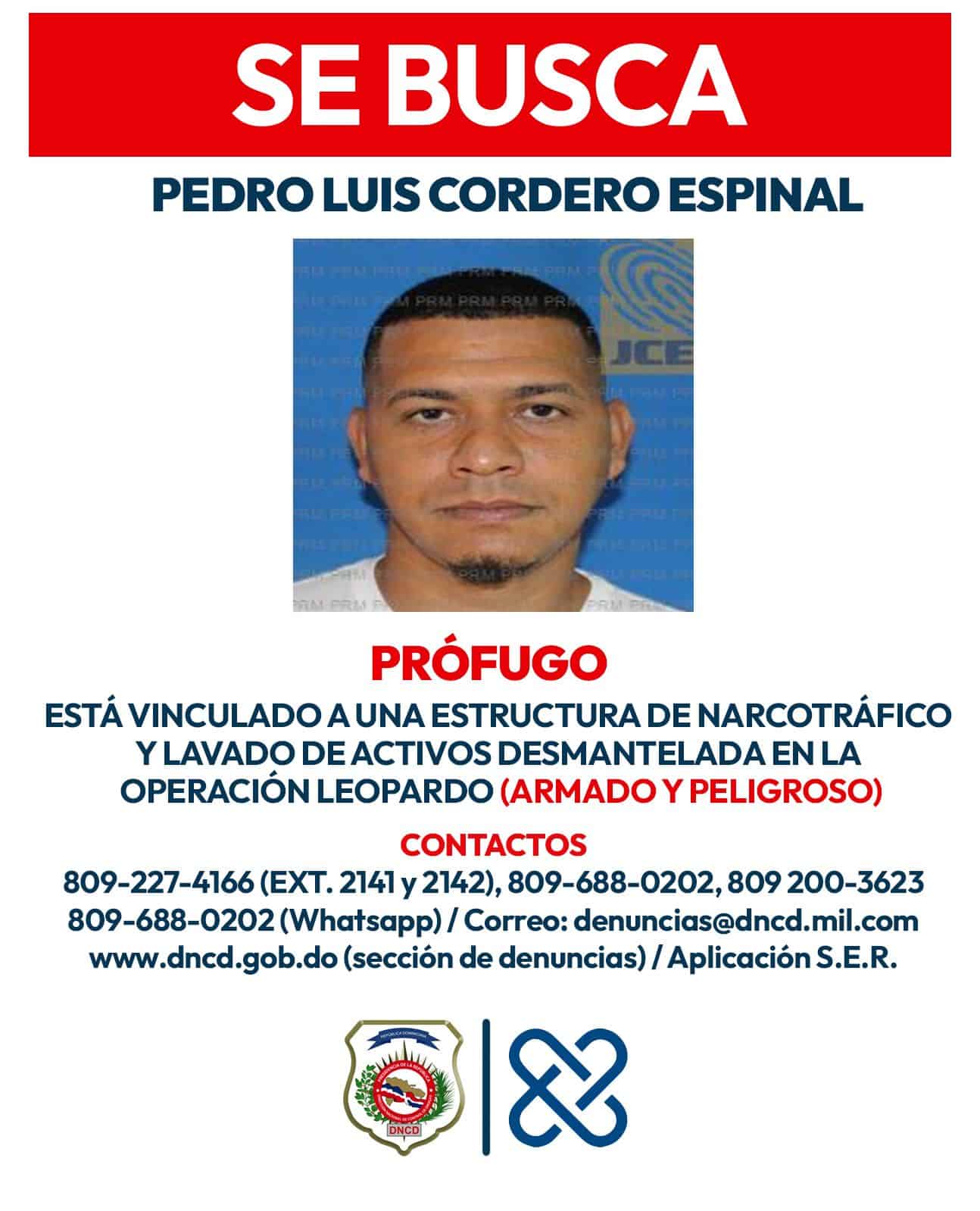 Pedro Luis Cordero Espinal.