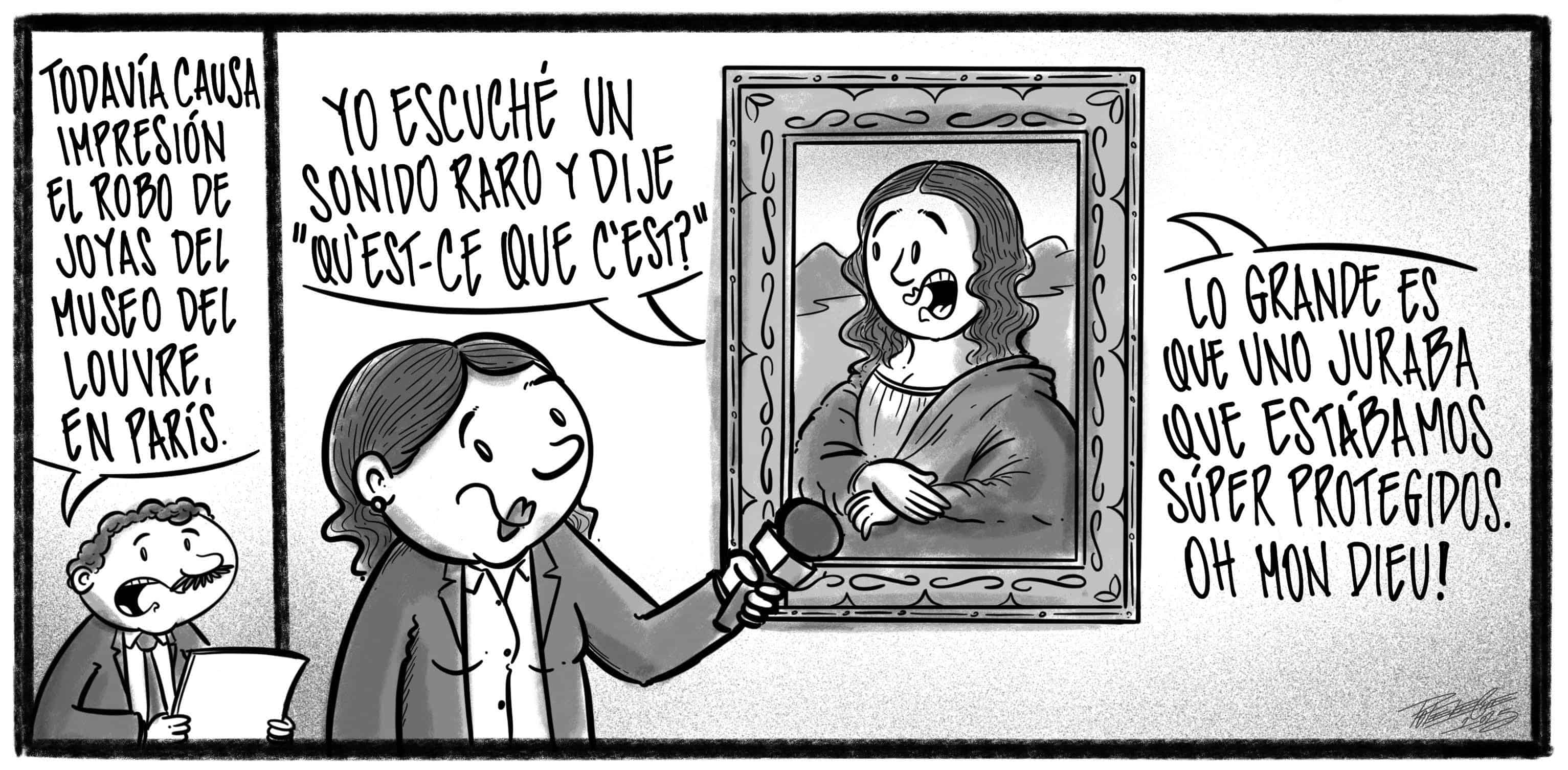 Caricatura de Noticiero Poteleche 21 octubre 2025