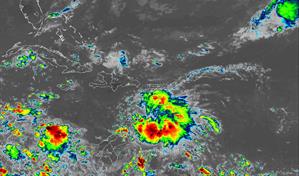 Sistema al sur de PR y RD podría convertirse en ciclón tropical el martes o miércoles, según el CNH