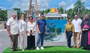 David Collado deja iniciadas obras en el entorno de la Basílica de Higüey