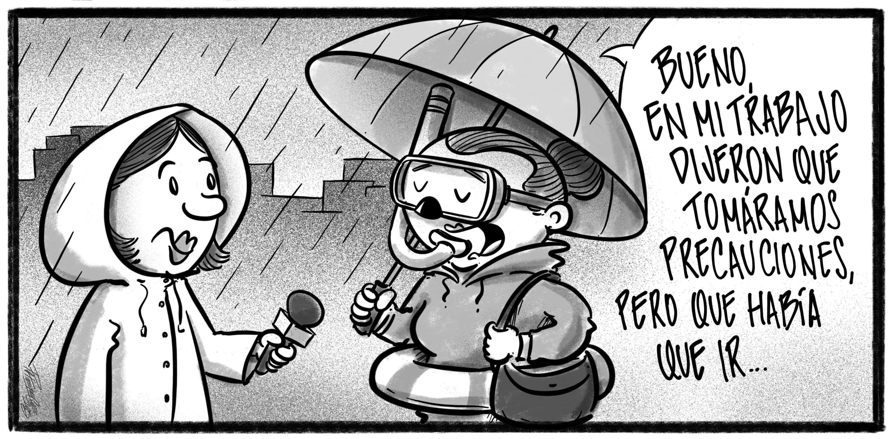 Caricatura de Noticiero Poteleche 22 octubre 2025