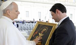 El papa León XIV otorga bendición apostólica a la Virgen Peregrina de la Altagracia