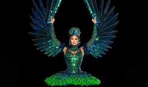 Miss Puerto Rico presenta el traje típico que llevará al Miss Universo el próximo mes
