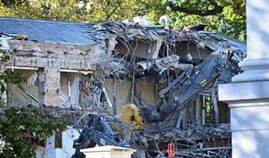 Trump demuele parte de la Casa Blanca para construir nuevo salón de baile