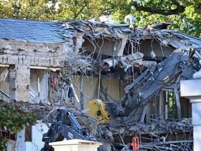 Donald Trump ordena demolición del Ala Este de la Casa Blanca