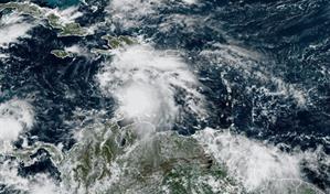 Advierten de fuertes lluvias en el sur de Haití por la tormenta tropical Melissa