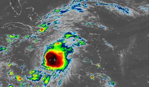 El jueves lloverá con más intensidad por la desaceleración de la tormenta Melissa