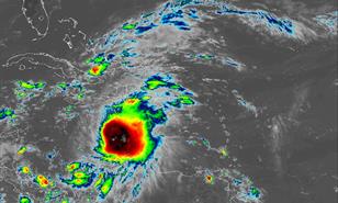El jueves lloverá con más intensidad por la desaceleración de la tormenta Melissa